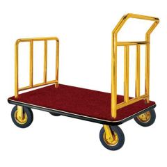 Hotel Lobby High Standard Concierge Bellman Cart Baggage Luggage Trolley - Image 6
