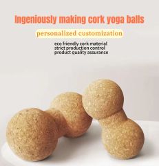 Eco-Friendly Cork Yoga Massage Balls Lightweight and Firm Support - Image 4