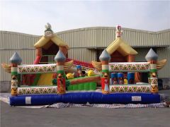 Indians Design Slide and Obstacle on Sale Outdoor Inflatable Playground Rentals - Guangzhou Rainbow Inflatables Ltd.