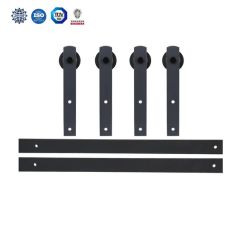 New Type Barn Door Hardware Accessories Color Black Origin China Model NO. BDH Trademark JNK Customerized Yes Install Fast and Easy - Image 3