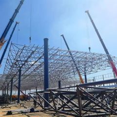 Factory Direct Supply Light Weight Steel Space Frame Trusses Steel Structure Frame - Image 3