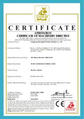CE certificate of Henan Camp Industrial Co., Ltd. – certificate photo, supplier certificates section