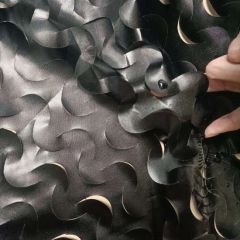 Black Waterproof Camouflage Net in Various Size Color Black Origin China Model NO. YH01 Material Cotton Knot Type Double - Image 2