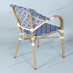 Patio Dining Set Outdoor Textilene Mesh Dining Chair for Bar Restaurant - Image 5