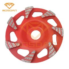 5 Inch 125mm Diamond Cup Grinding Wheel with 7 Segment for Edge Concrete Grinding - Xiamen Mosdan Import & Export Co., Ltd.