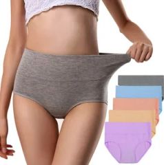 2025 New Custom Panties High Waist Plus Size Women's Underwear Women Cotton Brief Ladies Panties - JIANGXI EDMOND FASHION CO., LTD.