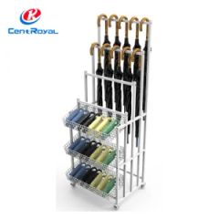 High Quality Floor Standing Metal Wire Umbrella Display Stand Rack - Shenzhen Centroyal Metal & Plastic Co., Ltd.