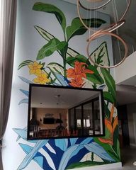 Wall Art Painting Service Finish Smooth Portrait Mode NO Material Acrylic Type Of Frame wall Available Sizes free size Usage/Application - Image 1