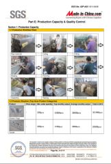 SGS report certificate from JOSO CORPORATION