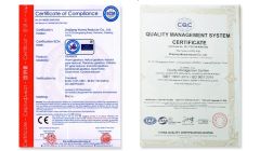 certificate 2 certificate from Zibo hangyu Machinery Co., Ltd.