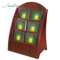 Display Hotel Information Rack, Catalogue & Reference Racks, Hotel Metal Newspaper Rack Magazine Display Stand - Image 6