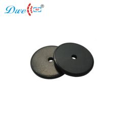 Customized UHF Round Black Washable RFID Transponder Labels Laundry Tag for Garment - Image 3