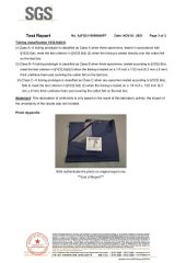 FR CFR1632-3 certificate from Wujiang Xianglu Textile Co., Ltd.