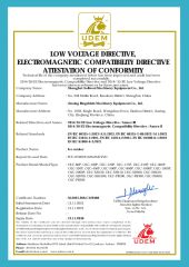 Certificates certificate from Shanghai Onilce Machinery Equipment Co., Ltd