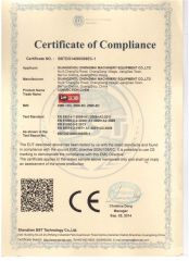 CE Certificate of convection oven certificate from Zhengmai Machinery (Guangzhou) Co., Ltd.