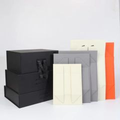 Custom Foam Black Cardboard Book Magnet Key Luxury Packaging Paper Box - Image 5