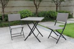 Outdoor Garden Furniture High Table Chairs Rattan Bar Sets for Hotel Pool - Image 6