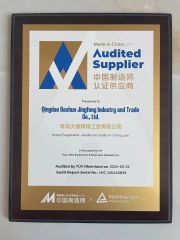 certificates certificate from Qingdao Dashun Jingfeng Industry and Trade Co., Ltd.