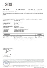 SGS certificate of NanChang Sunflower Silicone Rubber Co. Ltd – certificate photo, supplier certificates section