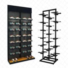 Wholesales Customized Floor Standing Metal Shoe Showcase Shoes Display Stand Rack - Shenzhen Centroyal Metal & Plastic Co., Ltd.