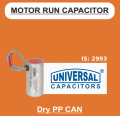 Motor Run Capacitors Capacitance 5.00 Dimensions 35 X 52 Voltage Rating 440 V Standard Compliance Iss: 2993 Ac - Image 1