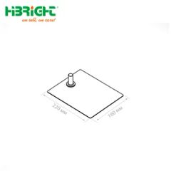 Supermarket Store Advertising Poster Holder Display Plastic Sign Stand with A4 Paper Frame - Image 6