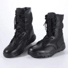 Tactical Waterproof Leather Boots for Men’ S Outdoor Adventures - Shanghai Sky Industrial Products Co., Ltd