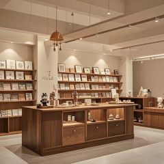 Bookstore Design Display Cabinets Storage Racks Wood Library Shelf - Image 6