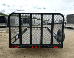 2024 PJ Trailers 7×14 7K Powder Coated Open Utility w/Rear Ramp Gate, Solid Metal Side Walls, Spare Tire Mount. - Image 4