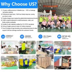 Backyard Inflatable Obstacle Course Bounce House Jumping Inflatable Climbing Wall Obstacle Slide - Image 4