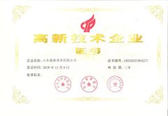 high tech certificate from Shandong Blossom Pump Co., Ltd.