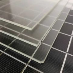 2.0mm Solar Panel Glass Ultra Clear Low Iron Tempered Glass - Image 1
