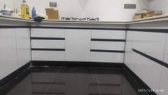 L-Shape Wooden Modular Kitchen Material Wooden Kitchen Design - Adil