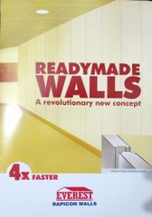 India Everest Rapicon Solid Walls Partition Color Plain Brand Everest Board Place Of Origin India Wall Thickness 50 Mm, 75 - Veer Build Aid Solutions