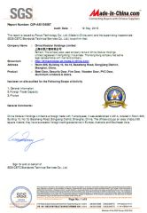 SGS Certificate certificate from China Modular Holdings Limited