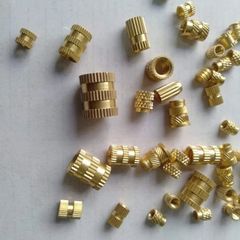 Round Brass Inserts Shape Round Color Golden Nominal Diameter M10 Country of Origin Made in - Image 1