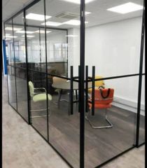 Aluminium Partition Works, in Rajasthan, Jaipur Open Style Hinged Material aluminium Type Of Location Jaipur Service Location/City - Image 2