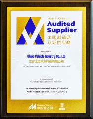 MIC Supplier certificate of China Vehicle Industry Co., Ltd – certificate photo, supplier certificates section