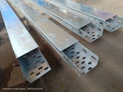 GI Galvanized Coating Perforated Cable Trays Material GI, Gi Height range 25 to 50 mm Width range 50mm to 600 mm Thickness range 1 mm to 4 - Image 1