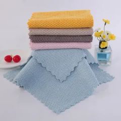 Wholesale 40*40cm Cleaning Kitchen Towels Dish Rags Microfiber Corn Cloth - Image 2