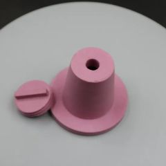 Customized Pink 95% Alumina Ceramic Sets Screws and Nuts Thread Ceramic Cap - Image 6