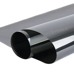 Mirror Silver Reflective Window Tinted Film One Way Vision Building Decorative Films - Image 1