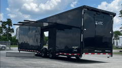 Enclosed Trailers / Enclosed ATC Gooseneck Car Trailer 2026 40ft. Aluminum ROM 500 w/Black Trim Package 5789 - Image 1