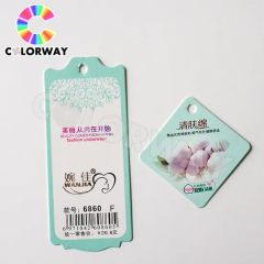 Recycled Paper Jeans Hang Tag Type Hang Shape Strip Size 4cm*9cm Material Paper Pattern Printed Model NO. DC-57 Origin - Image 3