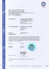 CE Certificates for Infusion Pump certificate of Qingdao Hiprove Medical Technologies Co., Ltd. – certificate photo, supplier certificates section