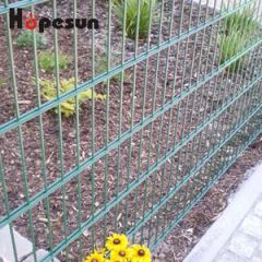 PVC Coated Double Wire Welded Panel for Highway Origin China Material Iron HS Code 73142000 Trademark HOPESUN Height 0.83m~2.03m - Image 4