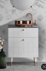 Designer Customised Bathroom Vanities Material Wooden Color MULTICOLOR I Deal In New Only Number Of Shelves 2 Shelves Payment mode online / - Image 4