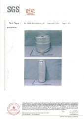 SGS certificate from Yantai Zhuyuan Environmental Tech Co., Ltd.