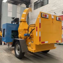 Forestry Machinery Electric Start Wood Chipper Tree Branches Shredder Machine - Image 3