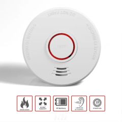 Best Quality Photoelectric Smoke Detector with 9V Repalceable Battery - Image 3